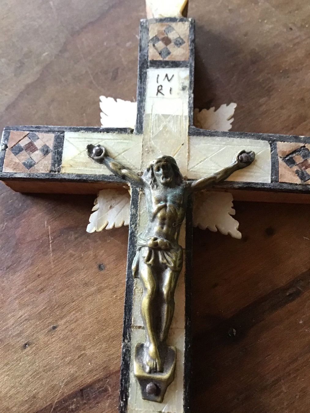 Sonstiger Schmuck: Reich verziertes antikes Kreuz – Gebraucht aus St. Gallen von Goldlilly