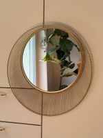 Maisons du Monde round gold mirror
