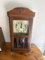 Antike Wanduhr / Regulateur – Kienzle «Muschel Gong» – Ungep