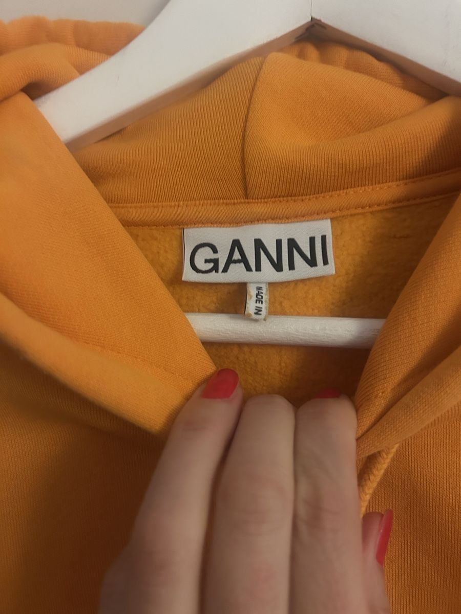 Ganni Maglioni & Felpe: GANNI Hoodie Orange – Nuovo (secondo la descrizione) da Zürich venduto da SecondLifeGoods 3