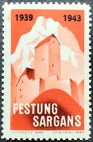 Soldatenmarke 2.WK, Festung Sargans, Aufdr, Wi Ver 4