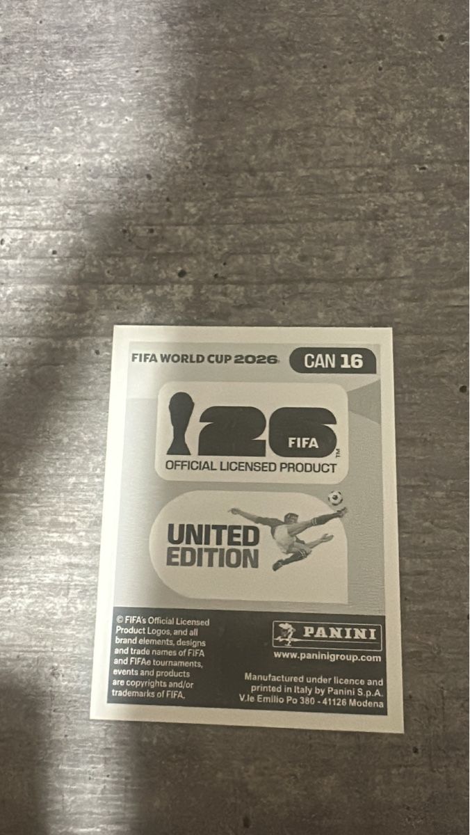 Panini Carte collezionabili: CAN 16 , FIFA WORLD CUP 2026 PANINI  – Nuovo (secondo la descrizione) da Frauenfeld venduto da 1PegPeg1 1