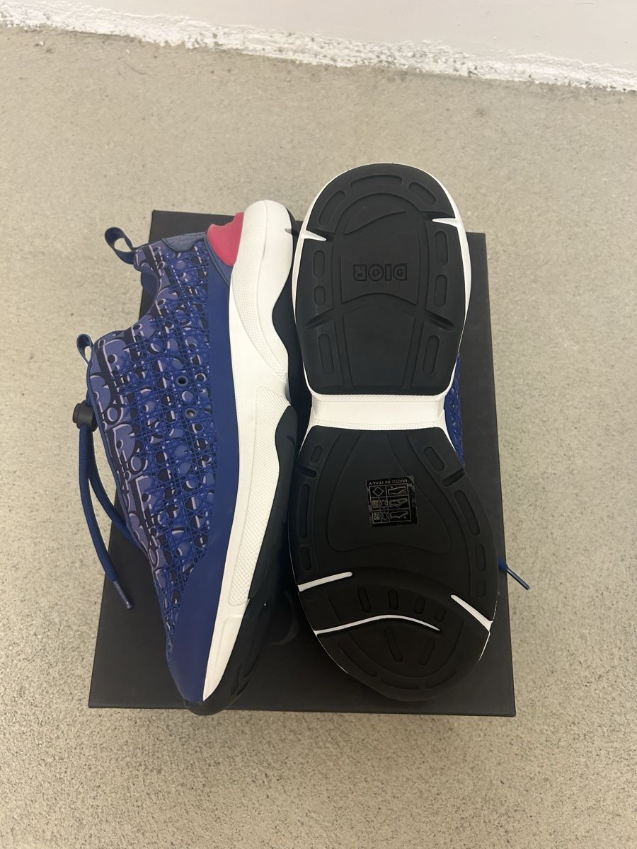 Dior Herrenschuhe: Dior B24 Oblique black blue red – Neu und originalverpackt aus St.Gallen von y.vrn1 4