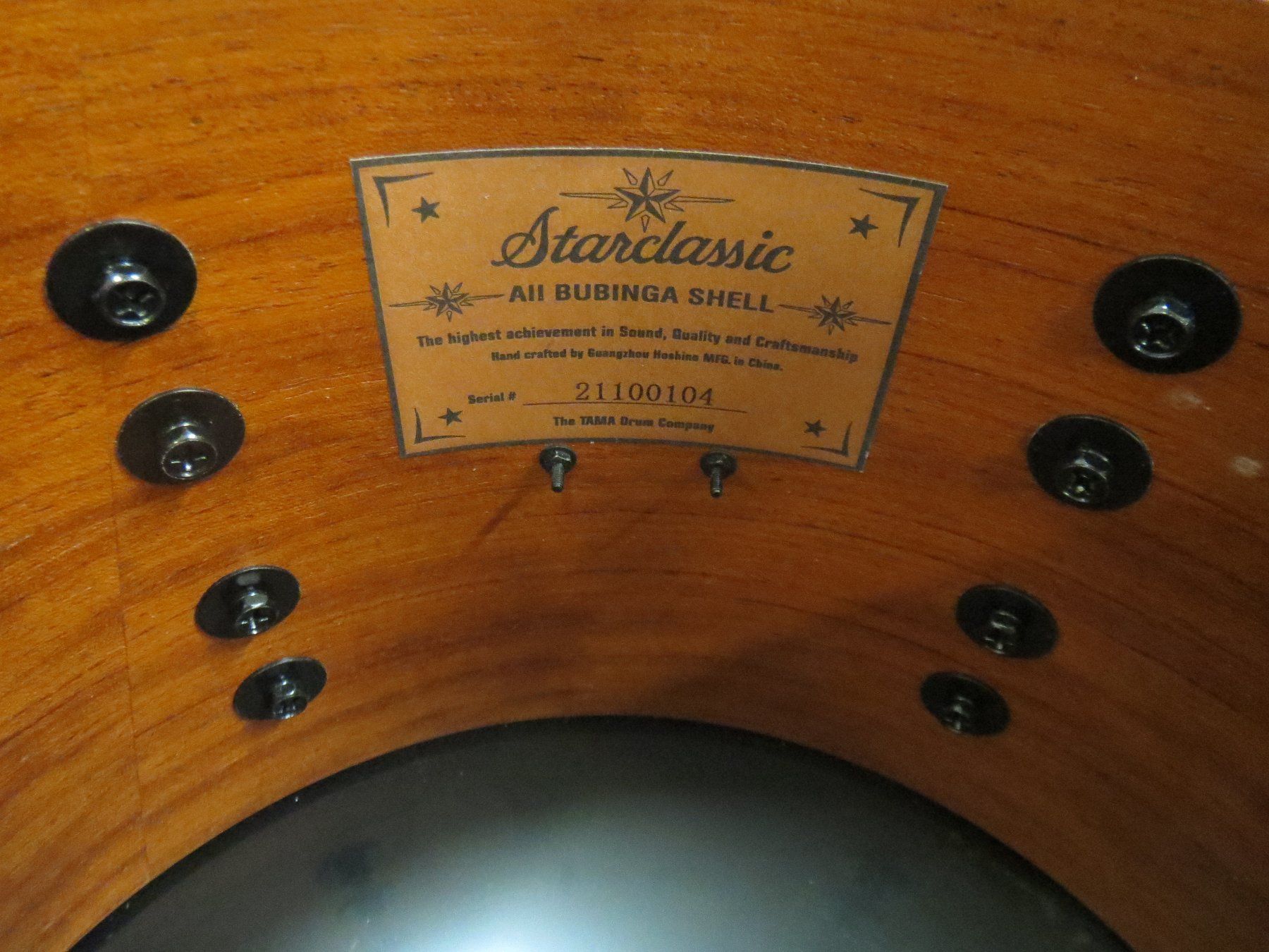 Strumenti musicali: Tama Starclassic Bubinga Shell Set – Usato da Hüttwilen venduto da Andmithand 1