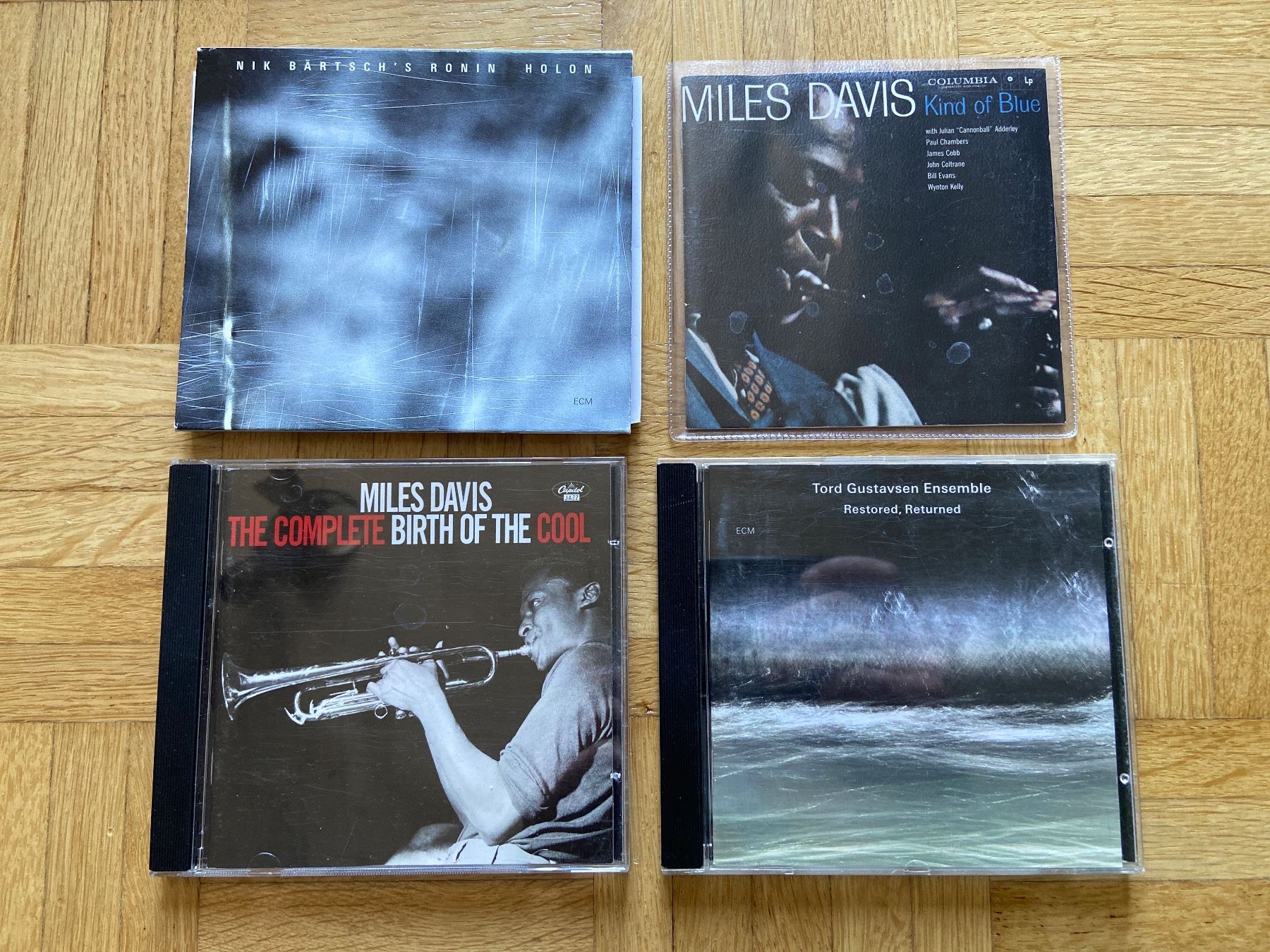 CD: Miles Davis, Nik Bärtschs Ronin, Tord Gustavsen Ensemble – Usato da Wabern venduto da fingersinfactories