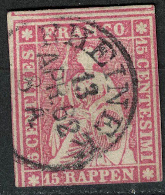 Alle Briefmarken: Strubel 24 gestempelt – Gebraucht aus Bern von bae_958f