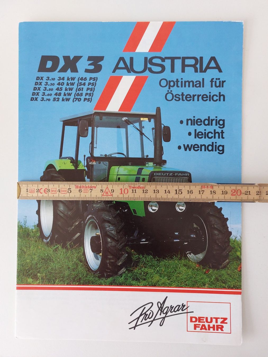 Aebi Documenti: Prospekt Traktor Deutz Fahr DX 3 – Usato da Schenkon venduto da Elbarto007