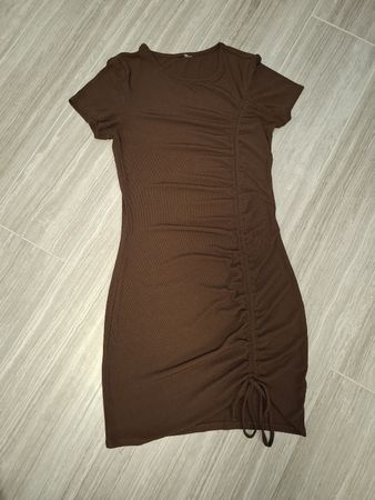 Robe brune taille S