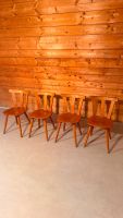 4 Vintage Holzstühle im Landhausstil Schweizer Möbel