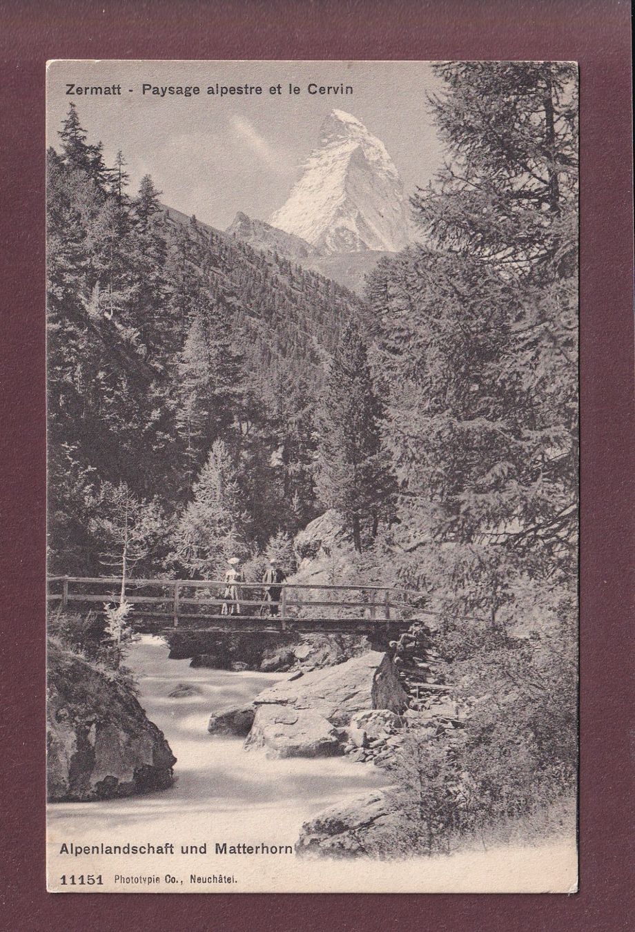 Cartes postales: Landschaft mit MATTERHORN / CERVIN – D'occasion à Pully par nicecards