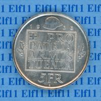 CHF___5.00 1936 Wehranleihe stgl * nigelnagelneu! 5 Franken