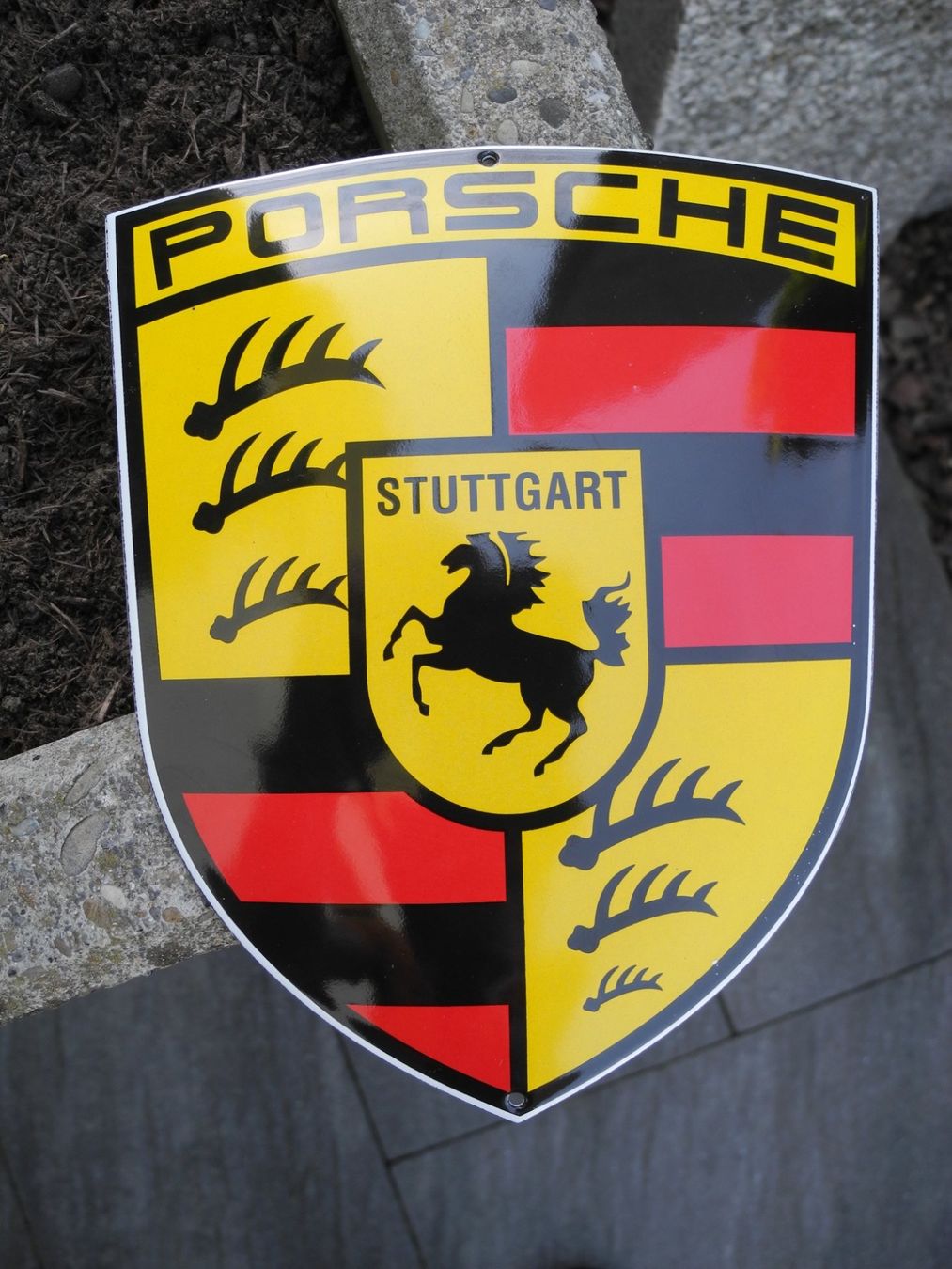 Porsche Ecriteaux: PORSCHE EMAILSCHILD – Neuf (Voir description) à Reinach AG par Huckleberrysix
