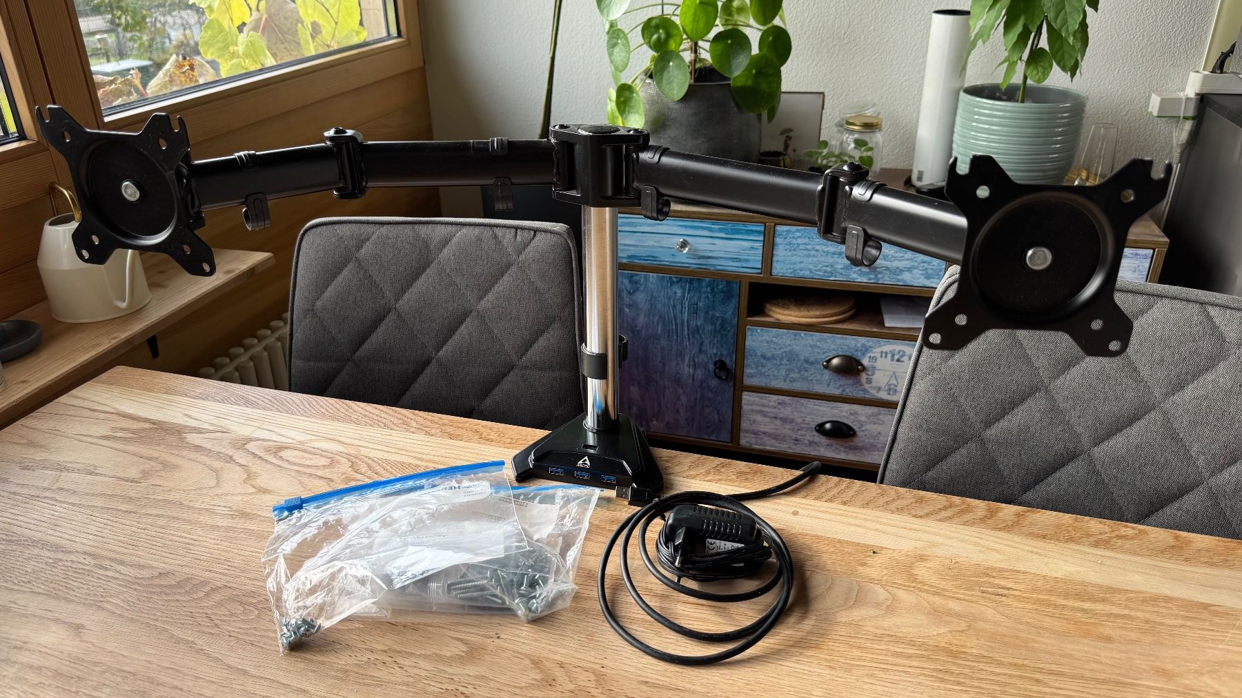 Staffa per monitor: Monitor Halterung Arcit Z2 Basic für 2x 27" Monitore – Usato da Romanshorn venduto da SamuelEisenring 3