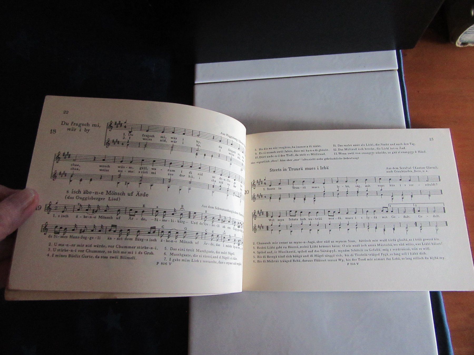 Libri: Ob i lach oder sing von Alfred Anderau, Volkslieder – Usato da Wattwil venduto da wampi 8
