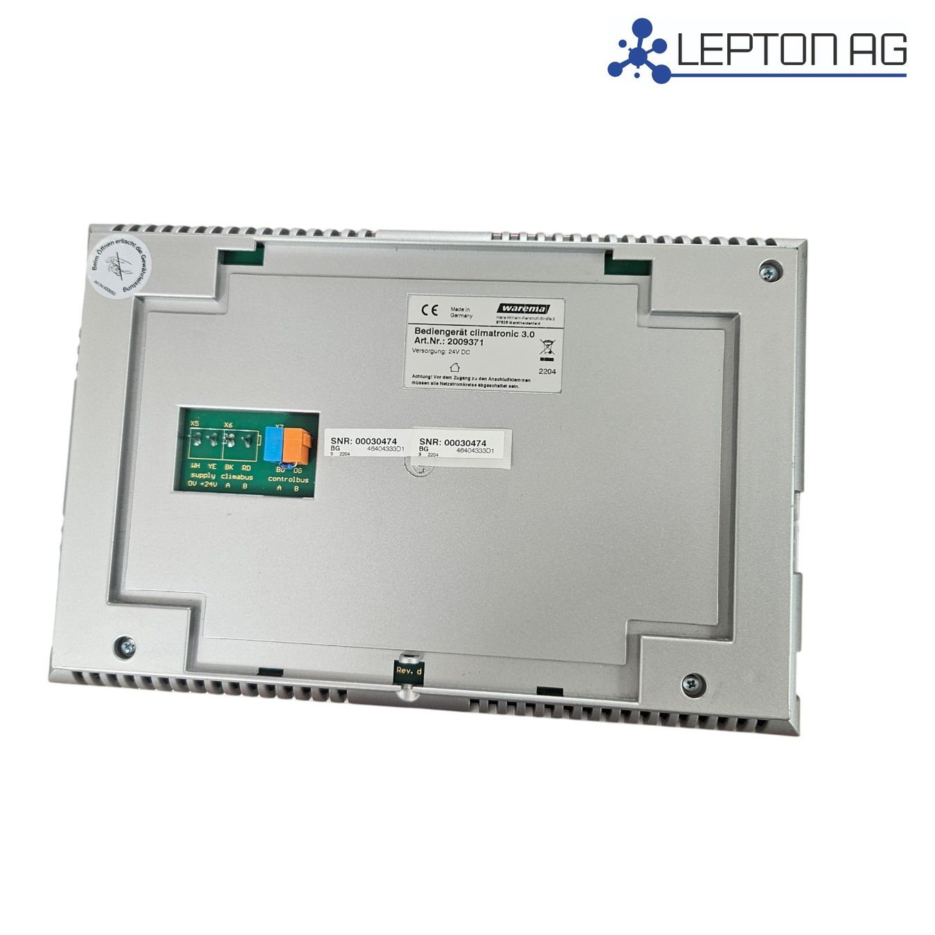 Riscaldamento: Bedienungsgerät Warema climotronic 3.0 gebraucht – Usato da Niederdorf venduto da LeptonAG 2