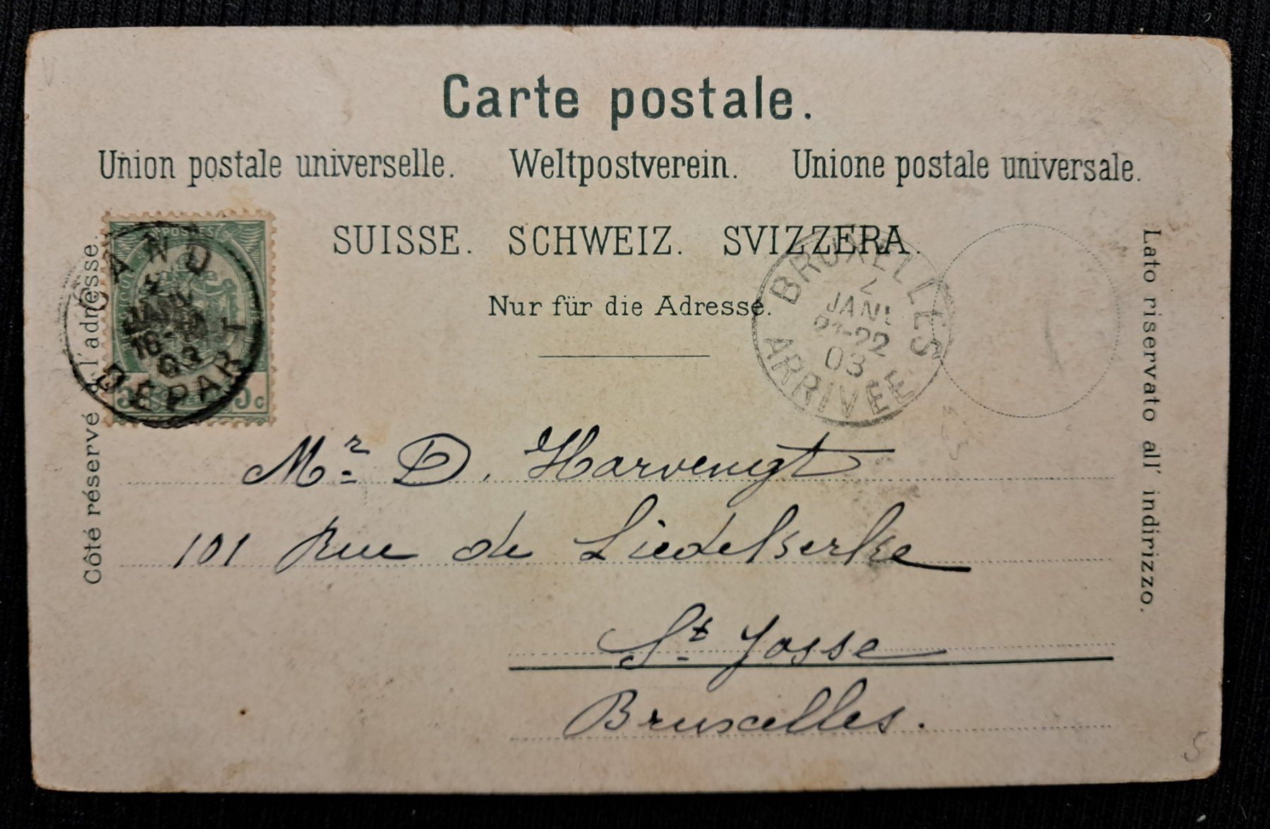 Ansichtskarten: VIA MALA 1903 !!! – Gebraucht aus Ponto Valentino von giorgia06 1