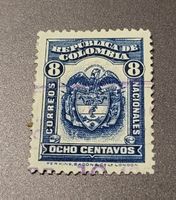 Kolumbien 1926 alte briefmarke