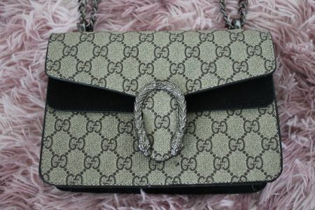 Damen Tasche GG Muster Kette NEU Clutch Dionysus Supreme