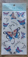 Tattoo- Bogen Schmetterlinge NEU