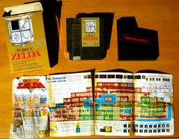 NES : The Legend of Zelda : Jeu+Boîte+Map