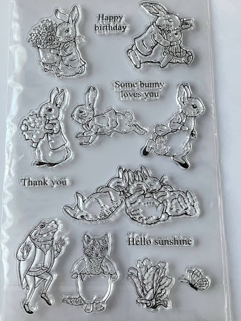 Stempel: Neues Set Motivstempel  Hasen / Tierli – Neu und originalverpackt aus Effretikon von wenuss 1