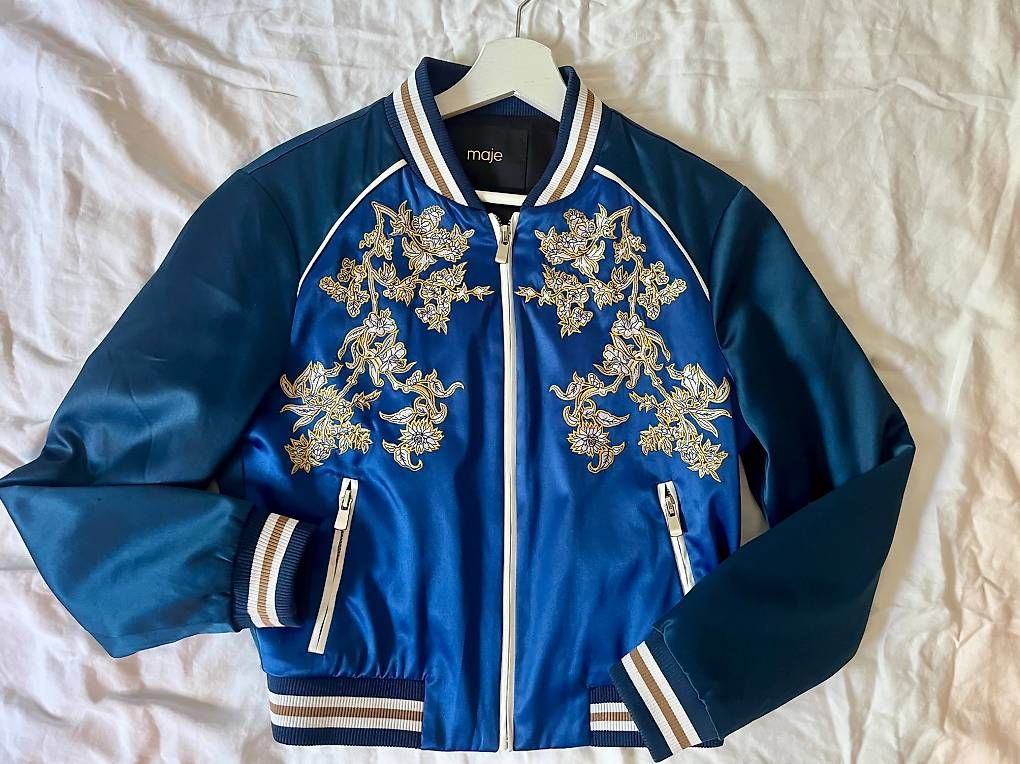 Giacche: Maje Bomberjacke blau  – Usato da Zürich venduto da cel_phc2