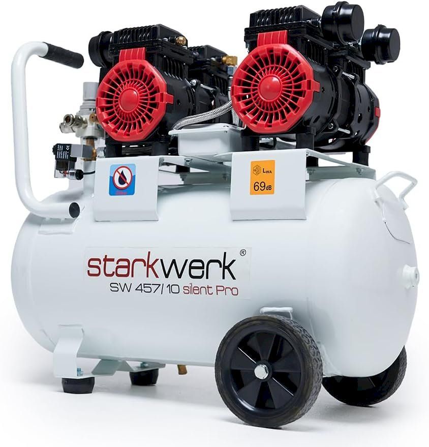 Compressori: Starkwerk SW457/10 Pro Flüsterkompressor – Nuovo e nell'imballaggio originale da Bottighofen venduto da zaap 1