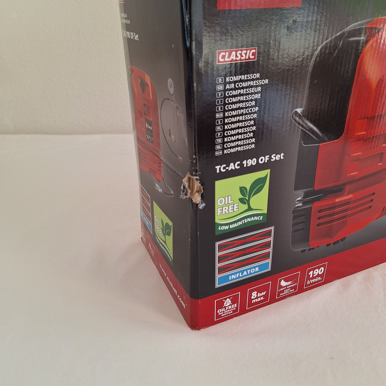 Einhell Compressori: Mobiler Einhell Kompressor TC-AC 190 Of Set mit Zubehör – Nuovo e nell'imballaggio originale da Bergdietikon venduto da Zozo 1