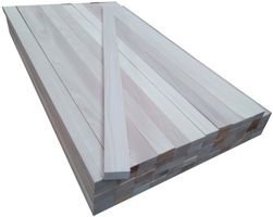 Holzleisten Buche gehobelt 40 x 20 mm, 80 cm lang