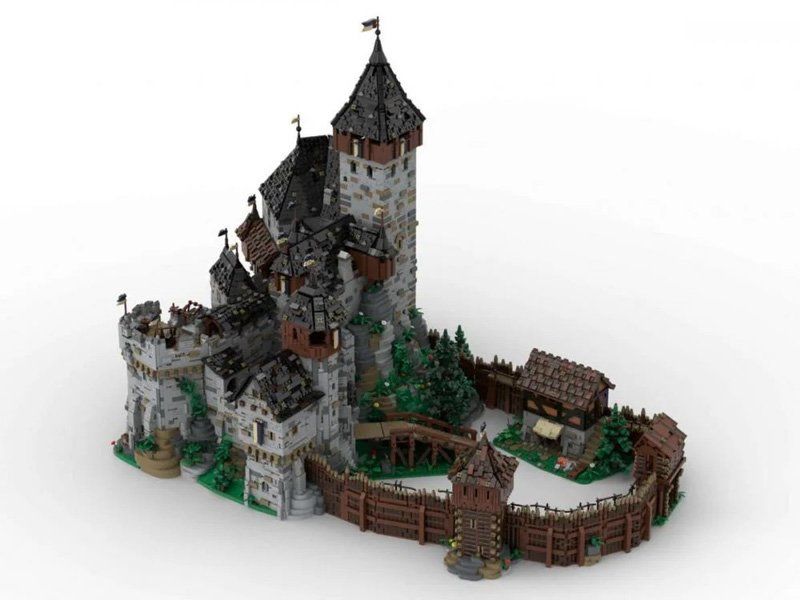 BlueBrixx Kit di costruzioni: Burg Blaustein mit Erweiterungen – Nuovo (secondo la descrizione) da Humlikon venduto da Mustang025 5