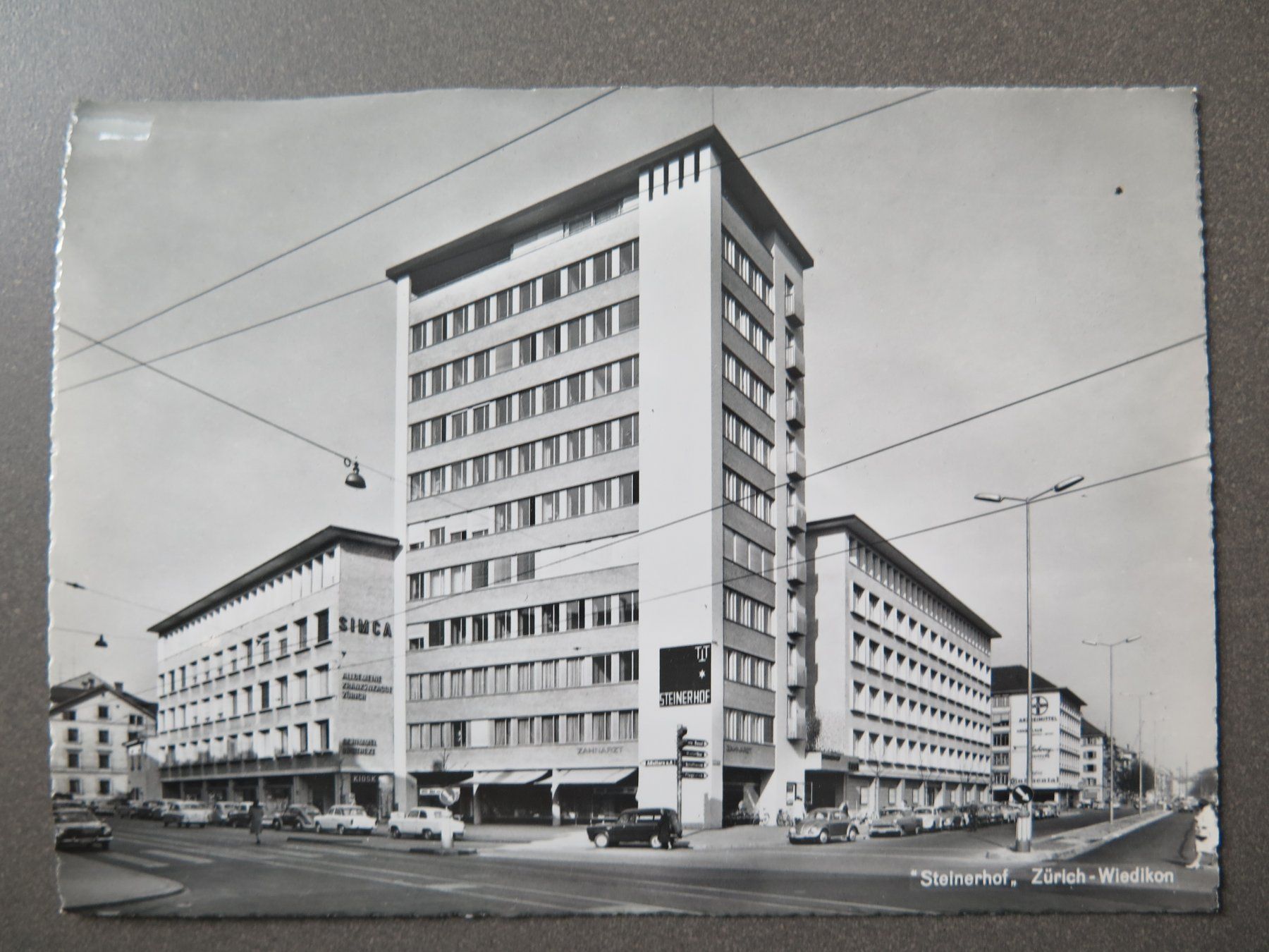 Cartoline postali: ZÜRICH-WIEDIKON - STEINERHOF – Usato da Wittenbach venduto da lipasal