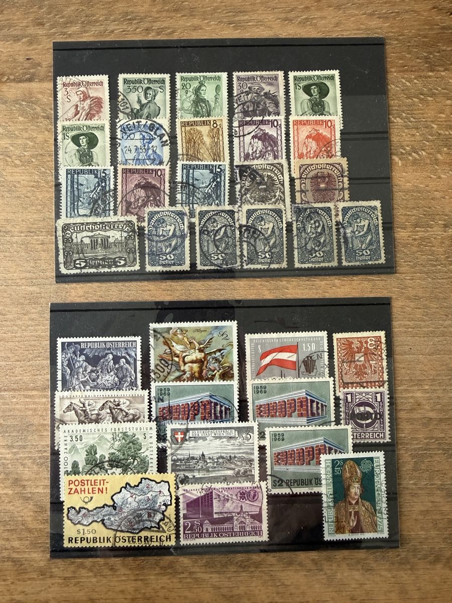 Tutti i francobolli: Briefmarken Österreich, Sammlung – Usato da Rudolfstetten venduto da mittendrin 1