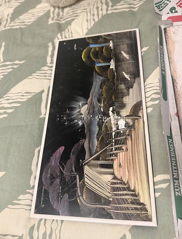 Foto & Immagini: Wandbild auf Keramik / Steinplatte  Handgemalt – Usato da Matzingen venduto da Machado.