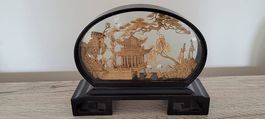 Wunderschönes Korkdiorama aus China