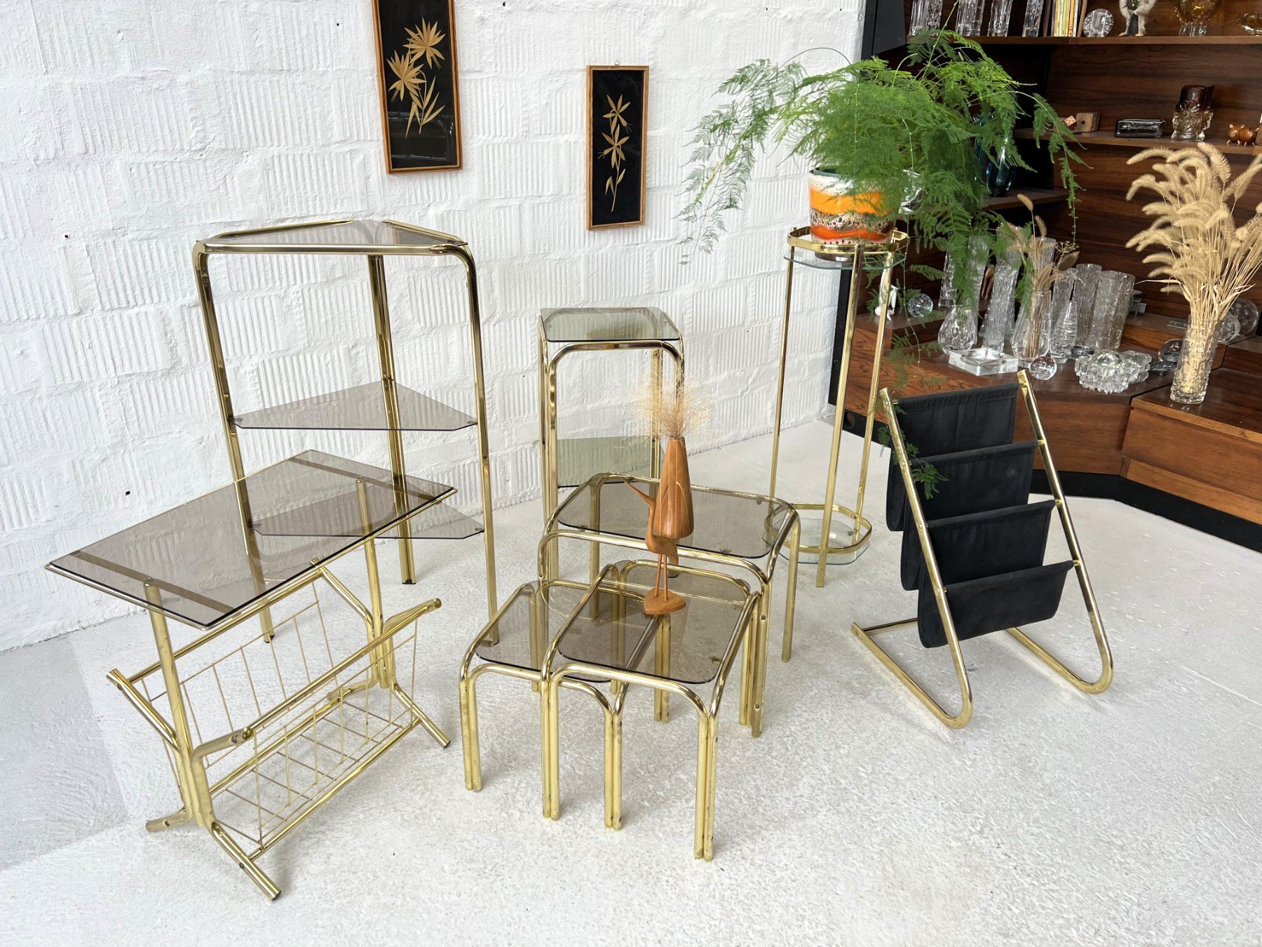 Tavoli: Vintage Beistelltisch - Messing – Usato da Walzenhausen venduto da stilvollwohnen 9