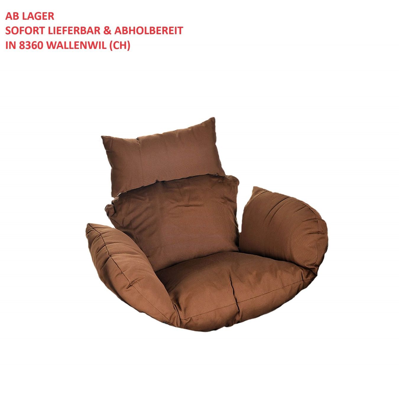 Cuscini: 16987 - Polyrattan Hängesessel CL- NUR KISSEN – Nuovo e nell'imballaggio originale da Wallenwil venduto da toesstal-vertrieb