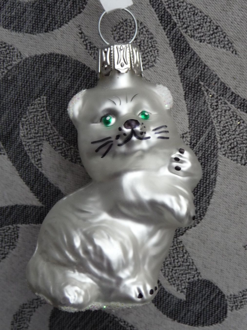 Alle Dekorationen: kleine weisse Katze Kätzchen  Christbaumschmuck – Neu und originalverpackt aus Alpnach Dorf von marvo