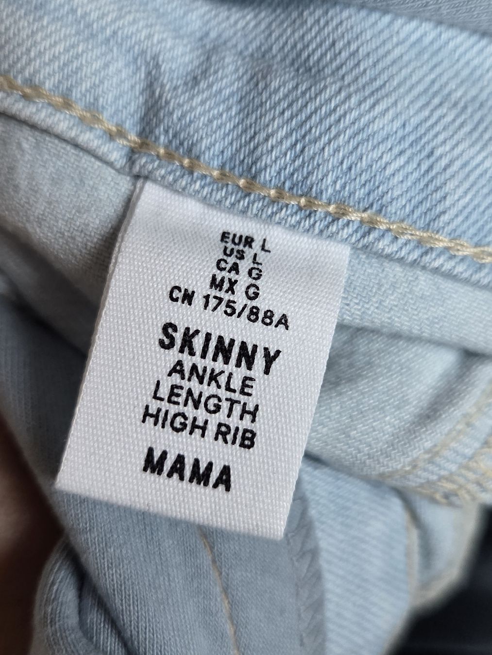 H&M Jeans: Schwangerschaftsjeans Gr. L – Usato da jona venduto da ricrac10 2