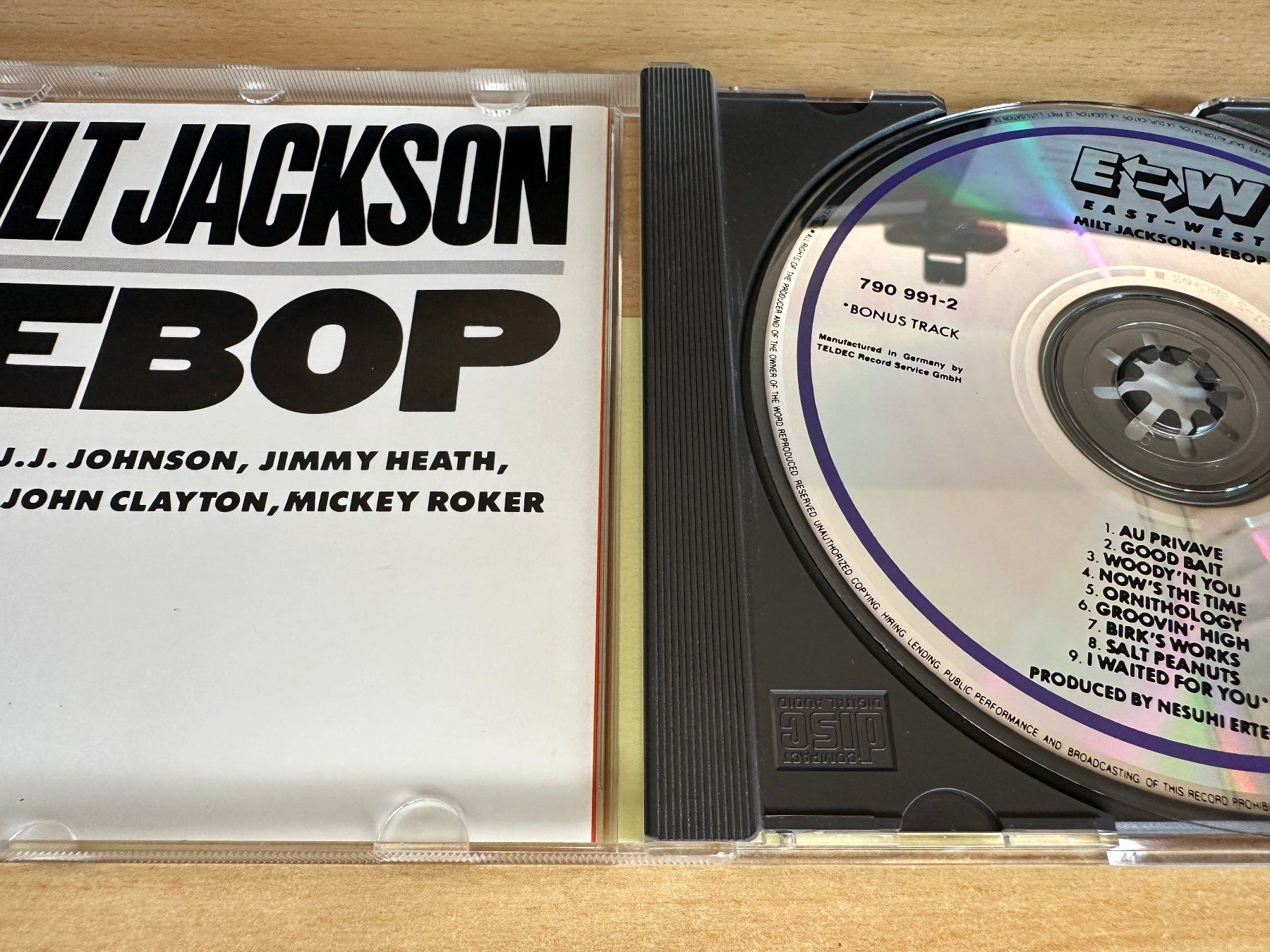 CD: Milt Jackson – Bebop – Usato da Rikon im Tösstal venduto da Alpenmutz 2