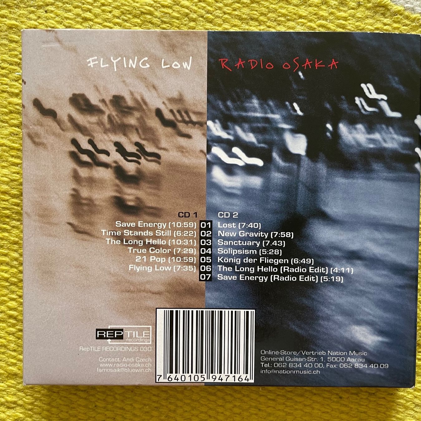 CD: RADIO O SAKA-2CD FLYING LOW (DIGIPACK) – Usato da Rorschacherberg venduto da CD-Roli 1