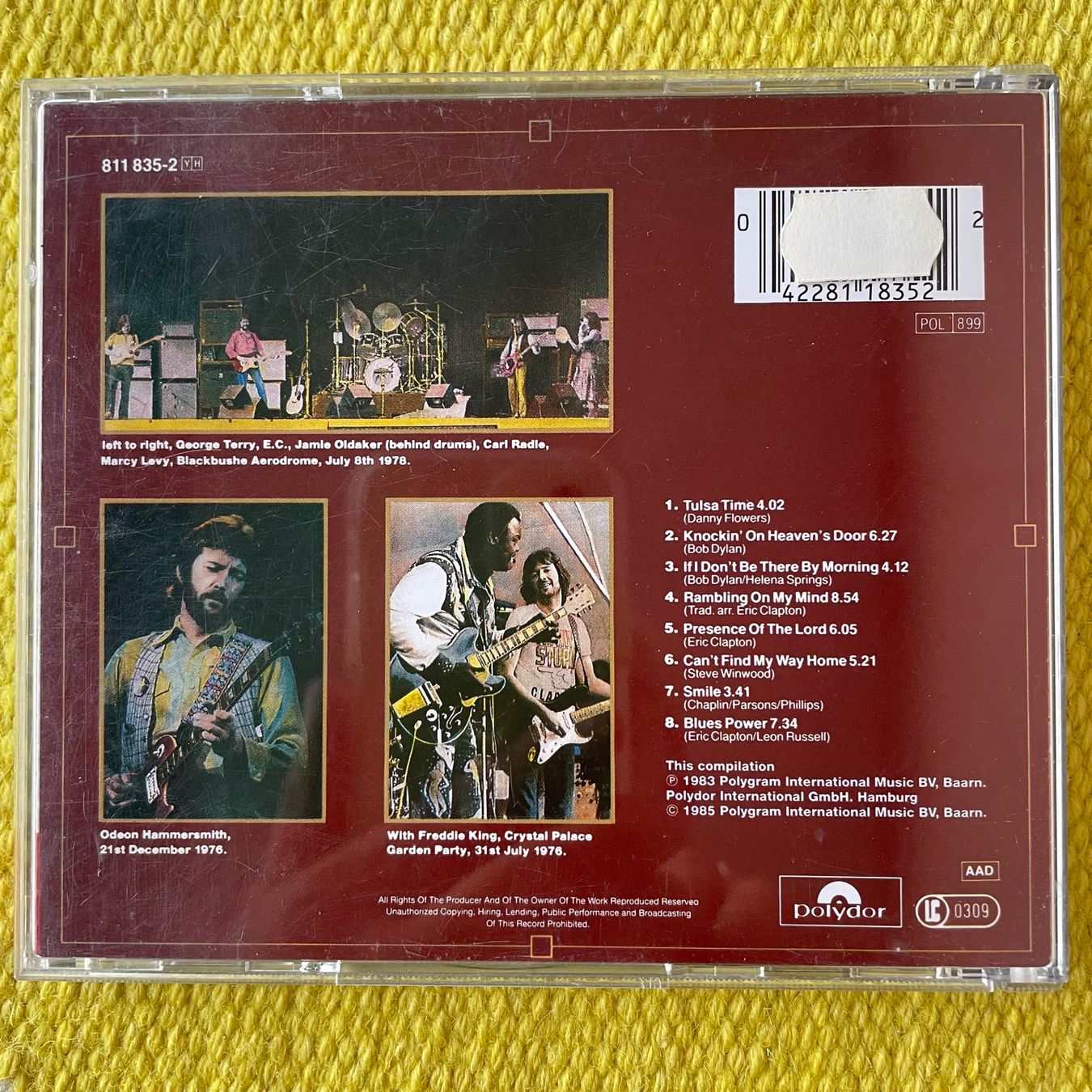 CD: ERIC CLAPTON-TIMEPIECES VOL.II LIVE IN THE SEVENTIES – Usato da Rorschacherberg venduto da CD-Roli 1