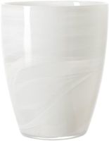 Albastro Windlicht, Vase Weiss Glas