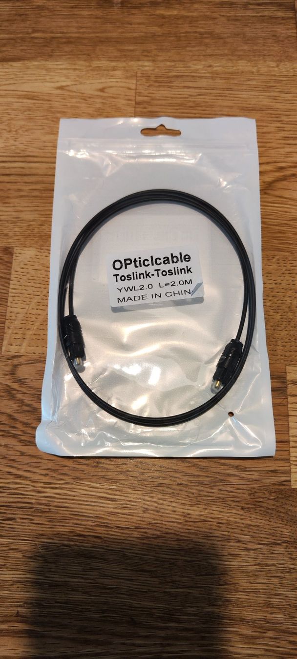 Kabel: Toslink Kabel 2m – Neu (gemäss Beschreibung) aus Arbon von Cyrack