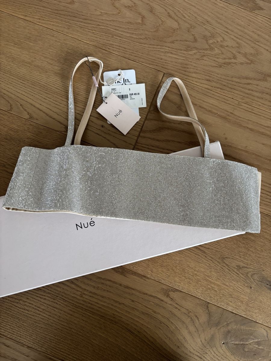 Top: Nué Studio Charlotte Glitzer Top Gr. S neu! – Nuovo e nell'imballaggio originale da Zürich venduto da yves-fck