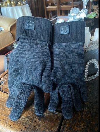 Gants Louis Vuitton damier noir neuf Envoi/Versand