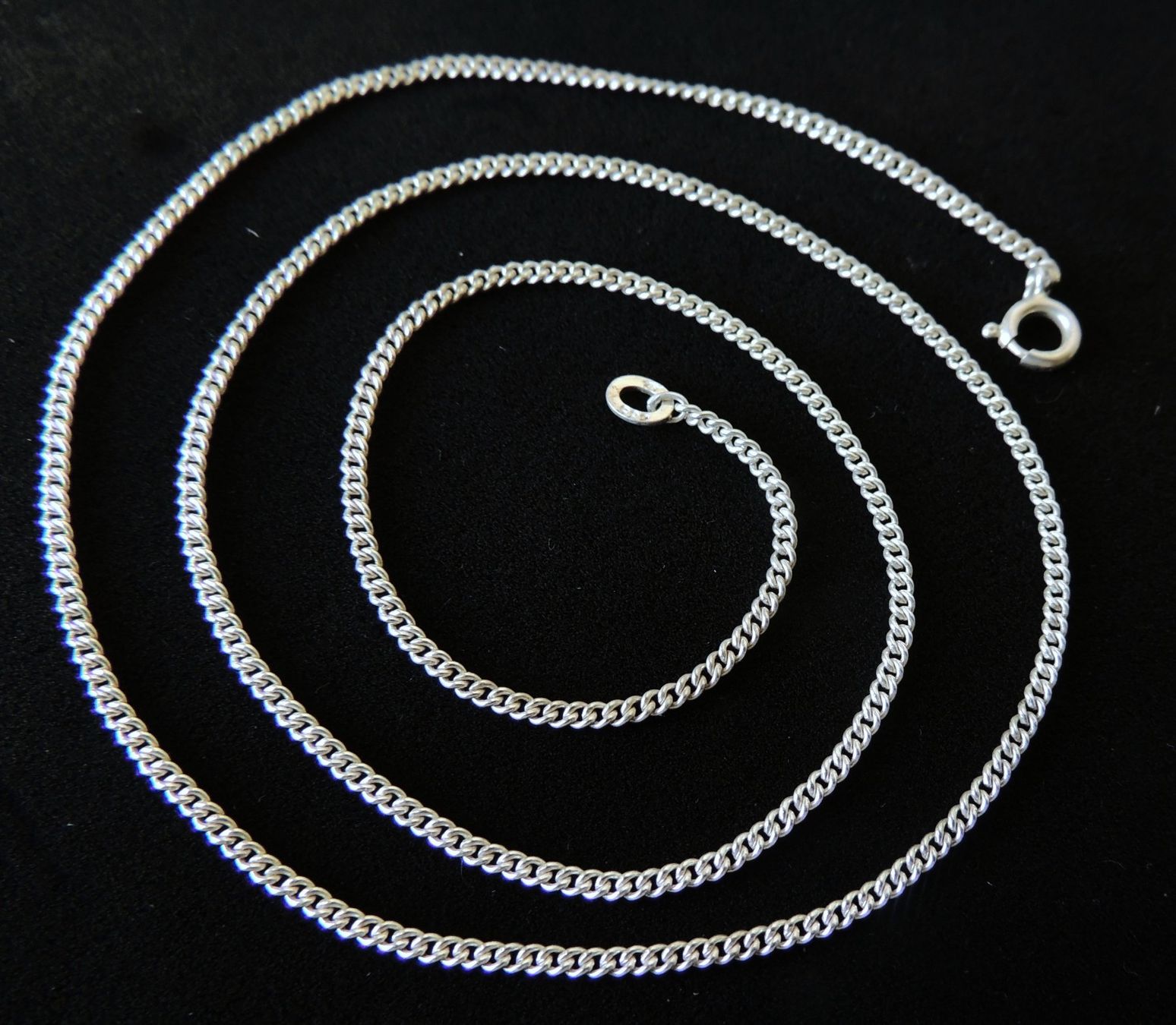 Catenine: Silber 835 Panzer Halskette 50 cm / 1,75 mm – Usato da Waldenburg venduto da schaller707