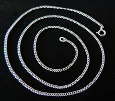 Silber 835 Panzer Halskette 50 cm / 1,75 mm