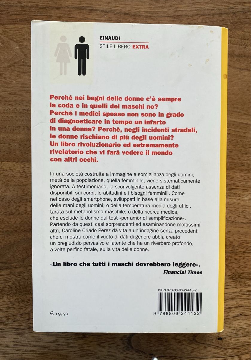 Bücher: Libro Invisibili - Caroline Criado Perez – Gebraucht aus Lugano von mariavenezia 1