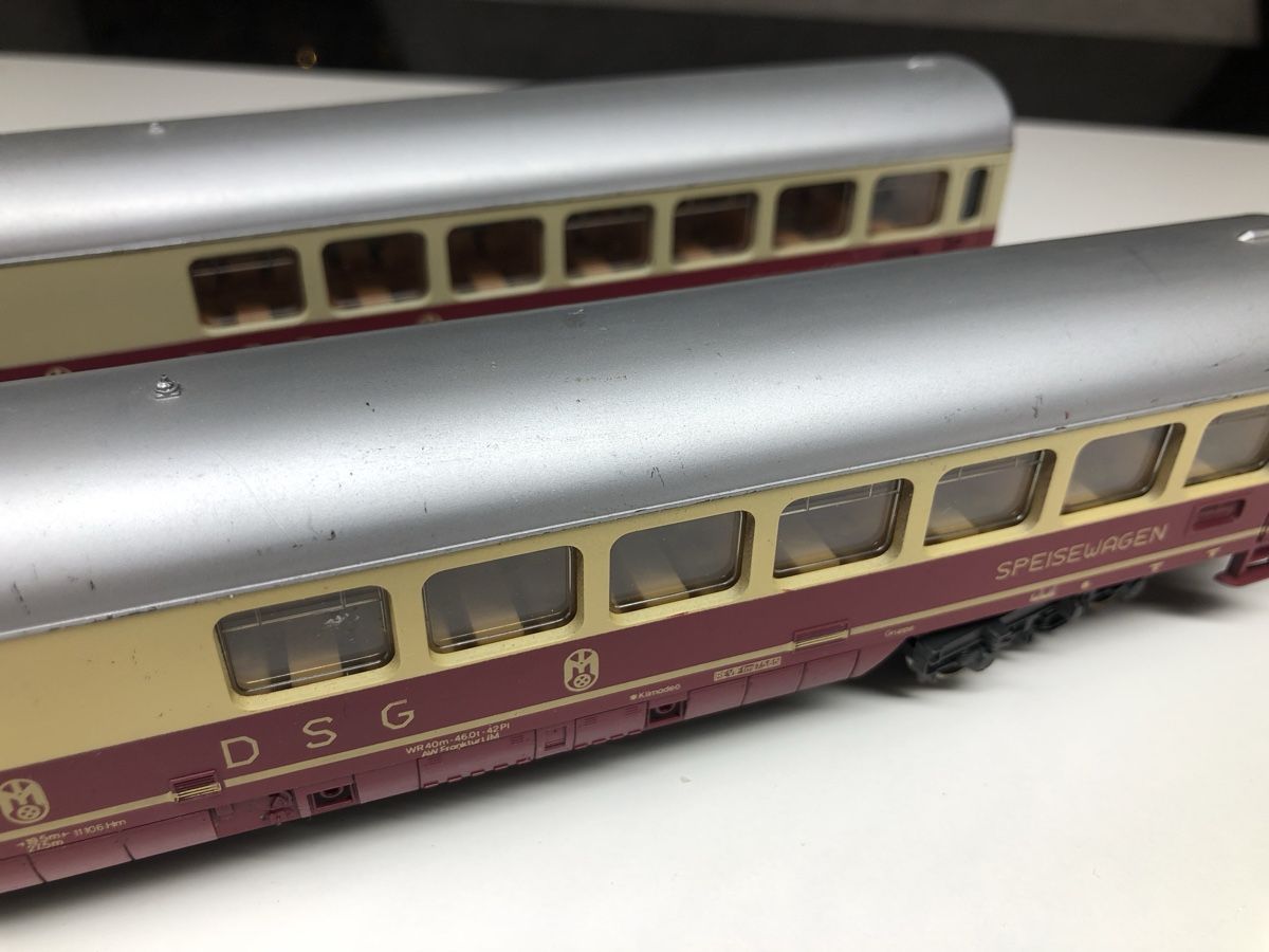 Lima Modellini di ferrovie: 2x Speisewagen Lima DSG, Modellbahn, H0 DC – Usato da Zweidlen venduto da Maerliharo_57 4