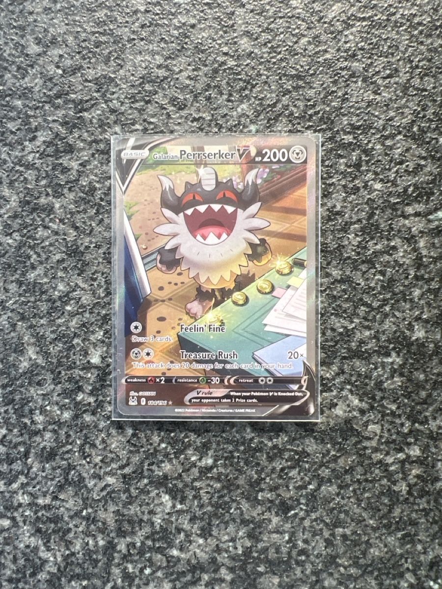 Pokémon Sammelbilder & Trading cards: Galarian-Perrserker V 184 – Neu (gemäss Beschreibung) aus Brittnau von CRU26